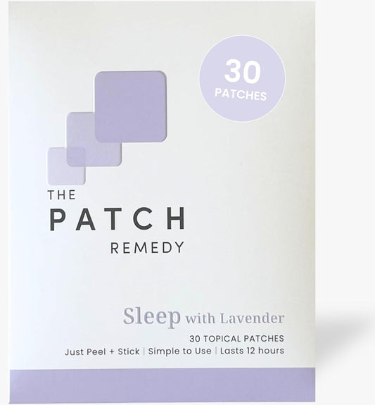 Sleep with Lavender Patch | Valerian, Passionflower, Hops, Magnesium Glycinate, Lavender | 30 Patches