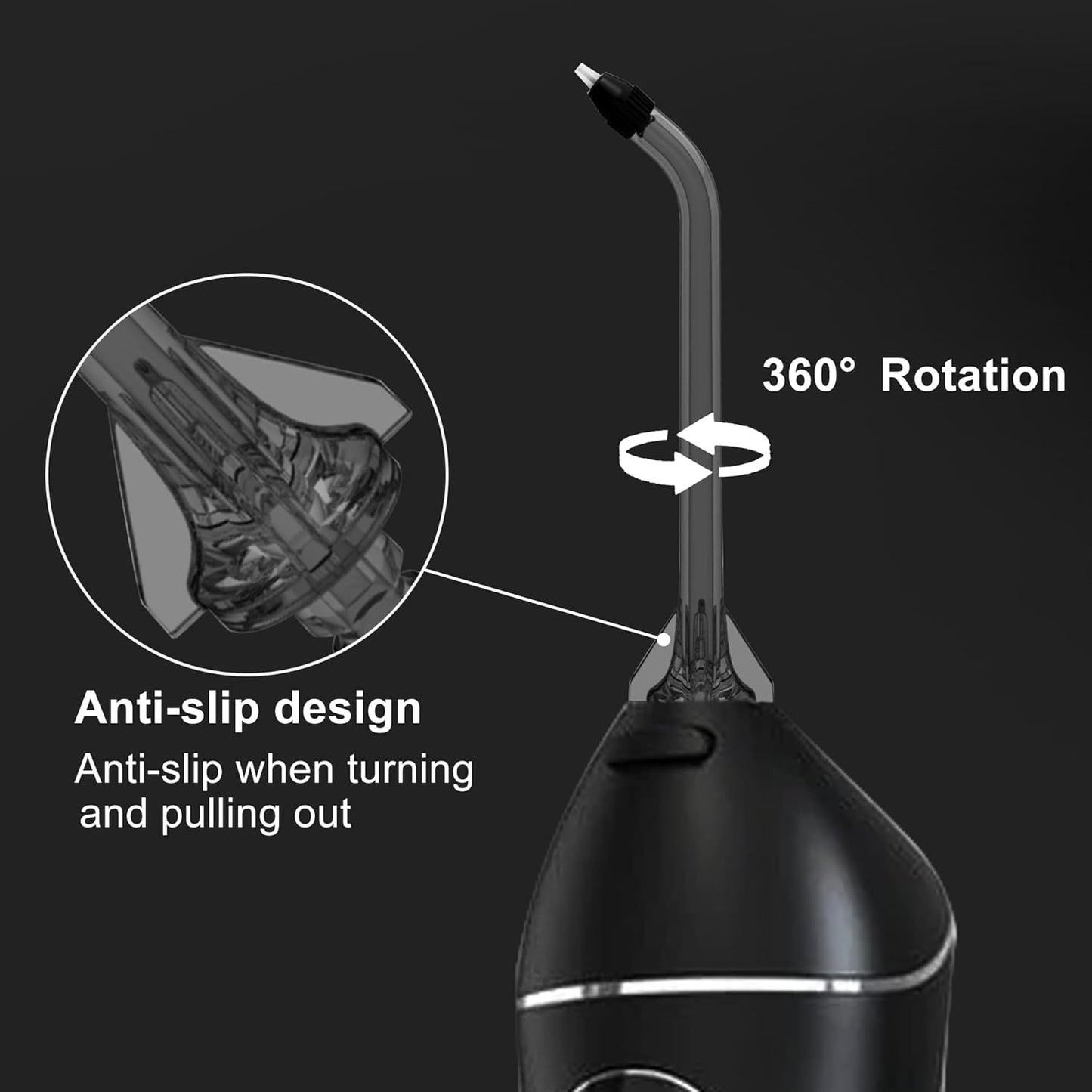 Replacement Heads for Nicwell Oralfree Water Flosser, Replacement Periodontal/Pocket Tips Oral Irrigator Jet Tip