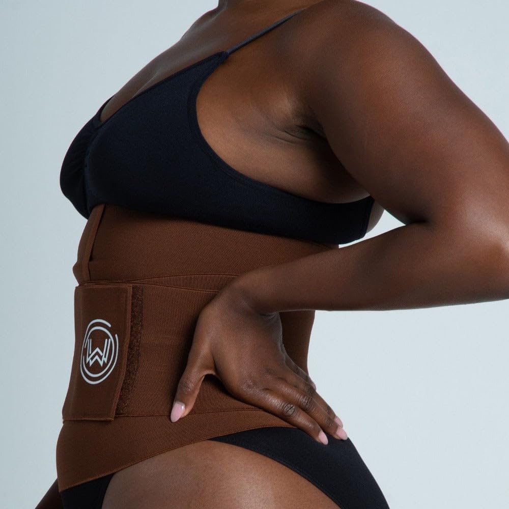 What Waist Stomach Wrap Waist trainer for women,Premium Adjustable One size Belly Wrap for Weight Loss with Velcro Fastener