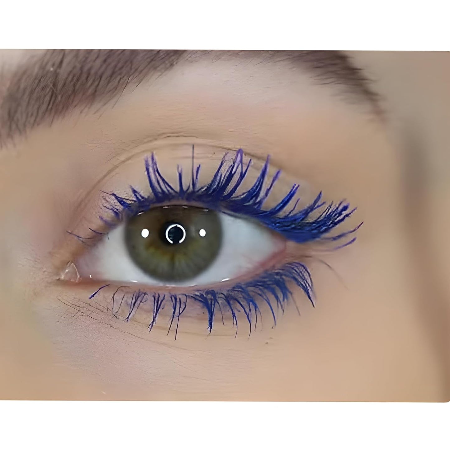 Waterproof Mascara for Eyes White Black Brown Purple Long-lasting colored Mascara Eye Makeup Fast-Dry (Blue, 0.17 Fl Oz)