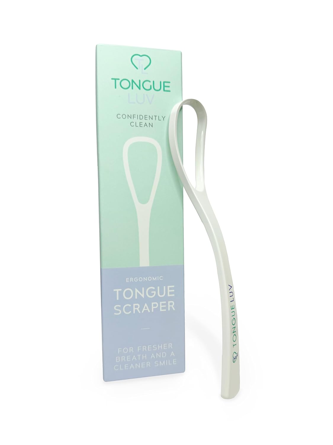 Ergonomic Tongue Scraper - Dentist-Developed Tongue Cleaner for Adults - Gentle Stylish Tongue Scrubber for Oral Care, Dental Hygiene - Large