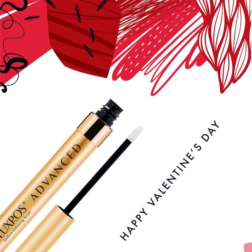 LUXROS Advanced Growth Serum for Full, Thick Eyebrows - USA Made, See Results in 4-8 Weeks (5 ml)