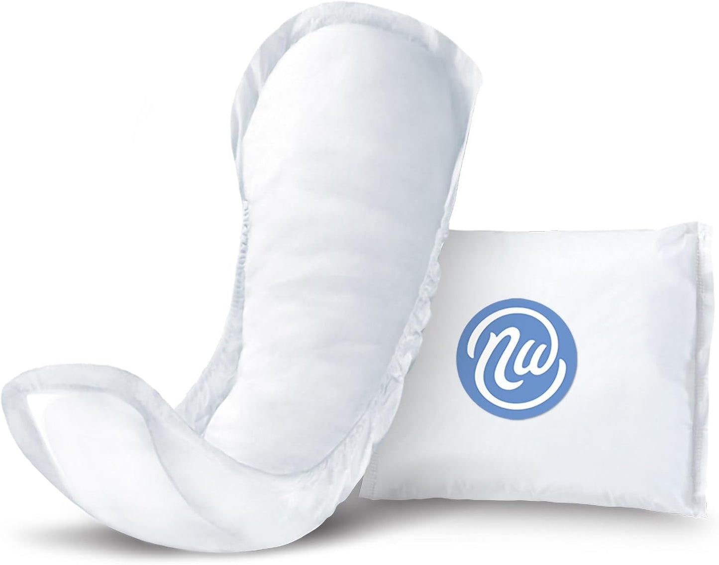 Nexwear Incontinence Pads for Women, Skin-Safe Design, Maximum Absorbency Bladder Control Pads for Leaks, Disposable, Discreet, Individually Wrapped, 13.75 in, 30 Count, 3 Packs, 90 Total