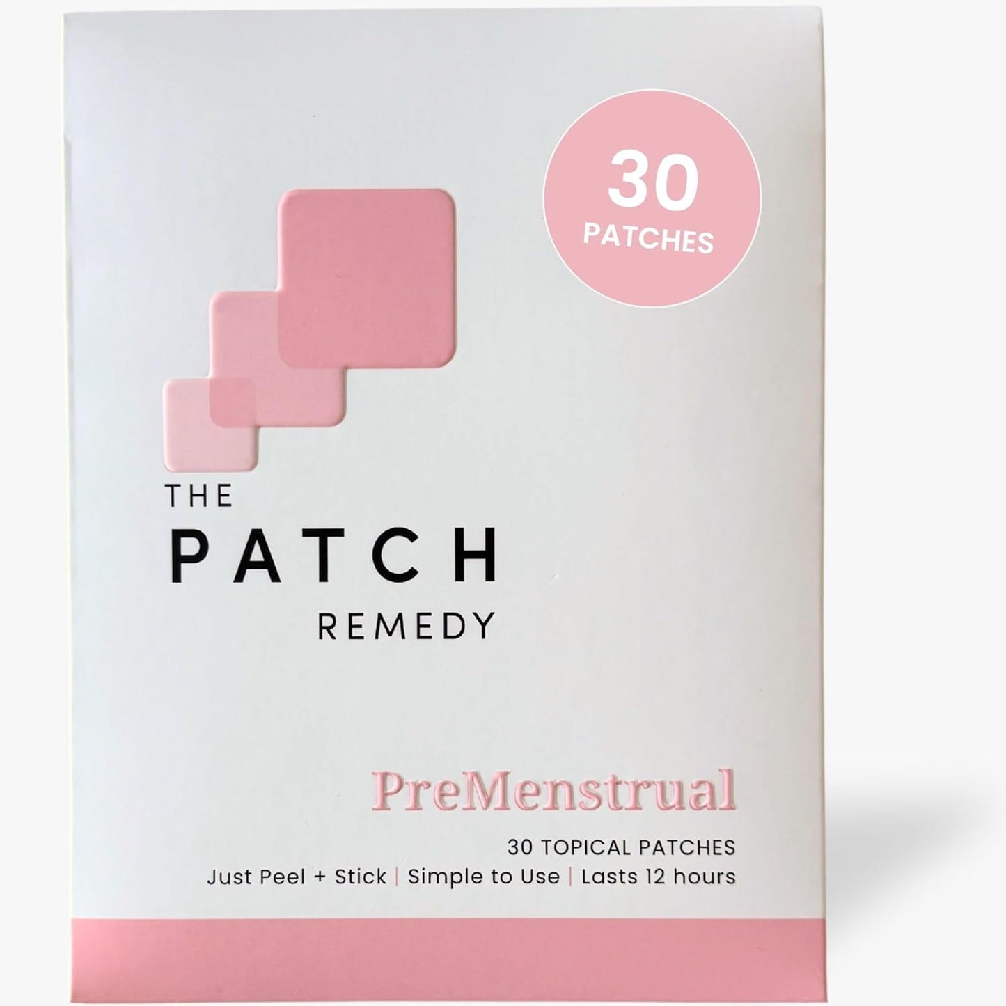 Pre Menstrual Patch | Chasteberry, Magnesium, Evening Primrose, Dong Quai, B6 & Vitamin E | 30 Patches