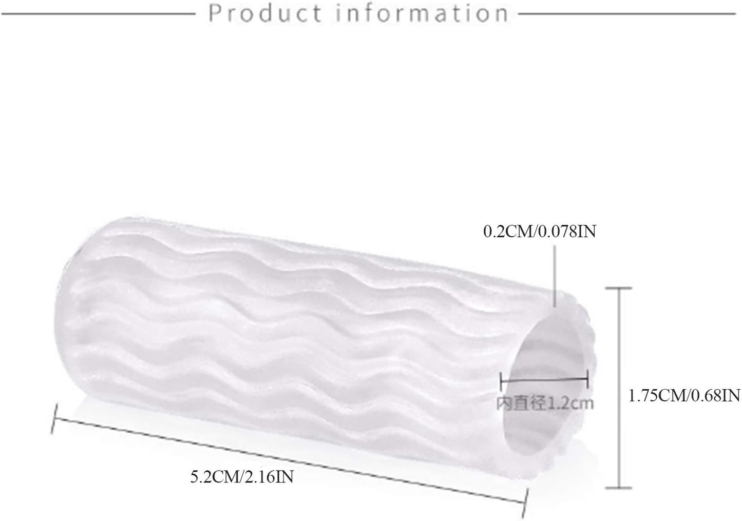 10 Pcs Silicone Toe Protectors, Toe Sleeves Callus Cushion Gel Toe Caps for Blisters, Corns, Toe Cracking, Pain Relief and Reduce Friction