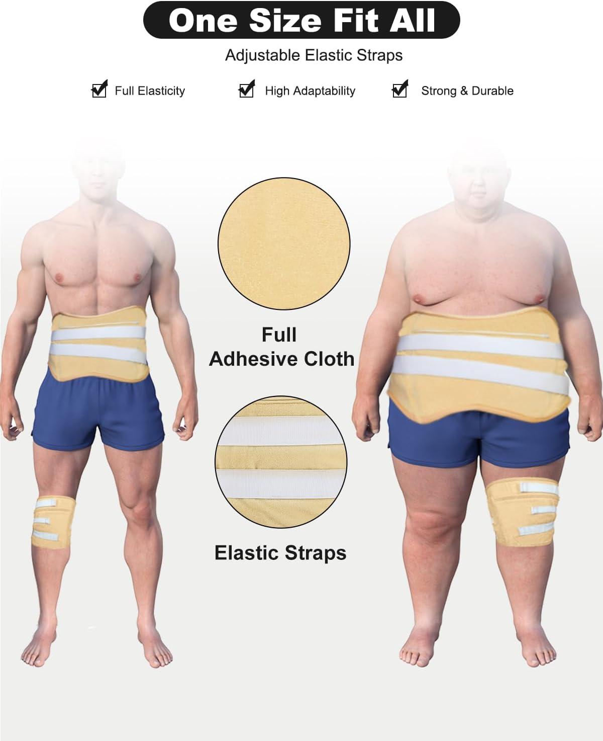 10 Pcs Castor Oil Pack Wrap, Plus Size Castor Oil Pack for Men Women, XL Reusable Castor Oil Wrap Kit for Eyes Neck Stomach Waist Knees Legs Feet, Flannel Cotton, Anti Oil Leak, Machine Washable