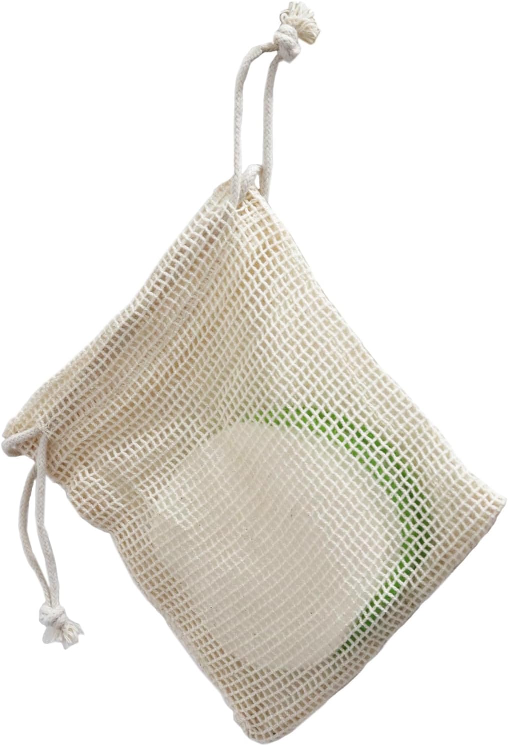 Reusable Makeup Remover Pads, Eco-Friendly Bamboo Cotton Rounds Face Pads, Facial Cleansing Cotton Rounds with Washable Mesh Pouch, 4 Count