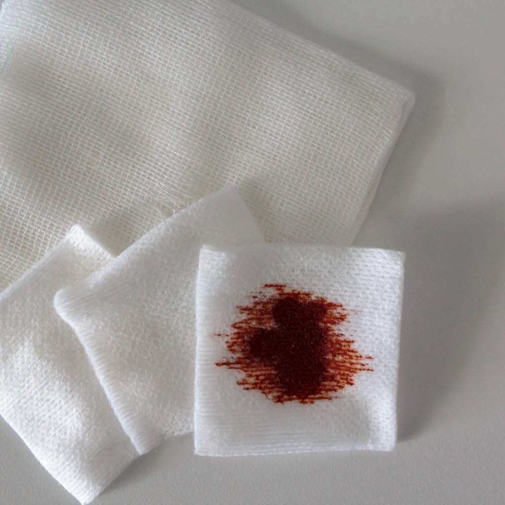 Non-Sterile Gauze Pads - Non-Woven 4 Ply Highly Absorbent Gauze Pad Dressing Sponges- Great for First Aid Medical, Dental and Wound Care, Prepping, Scrubbing & Cleaning (4x4 (2000 Count))