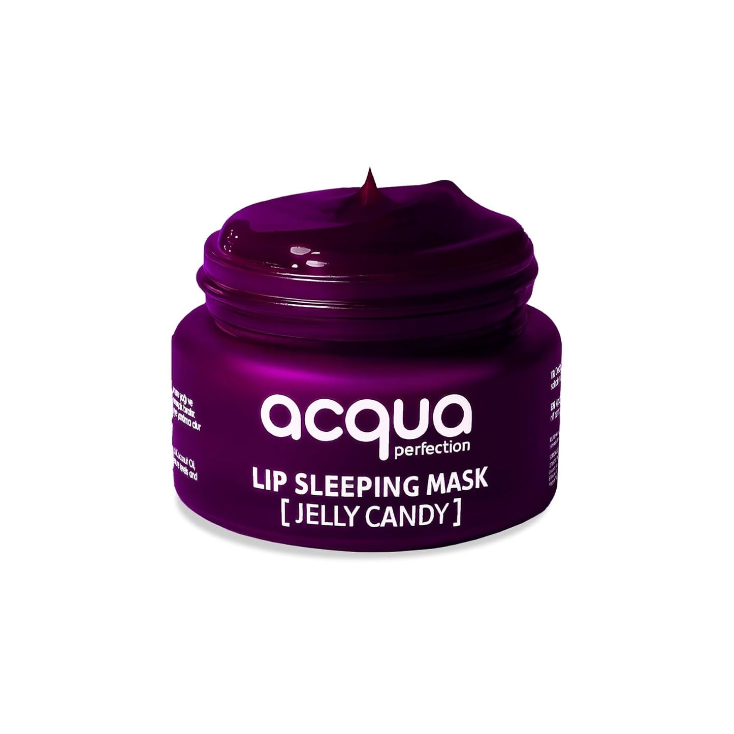 Lip Sleeping Mask – Vanilla | Overnight Hydrating Lip Treatment with Murumuru & Coconut Oil | 70 ml Natural Vegan Formula (70 ml, Jelly Candy)
