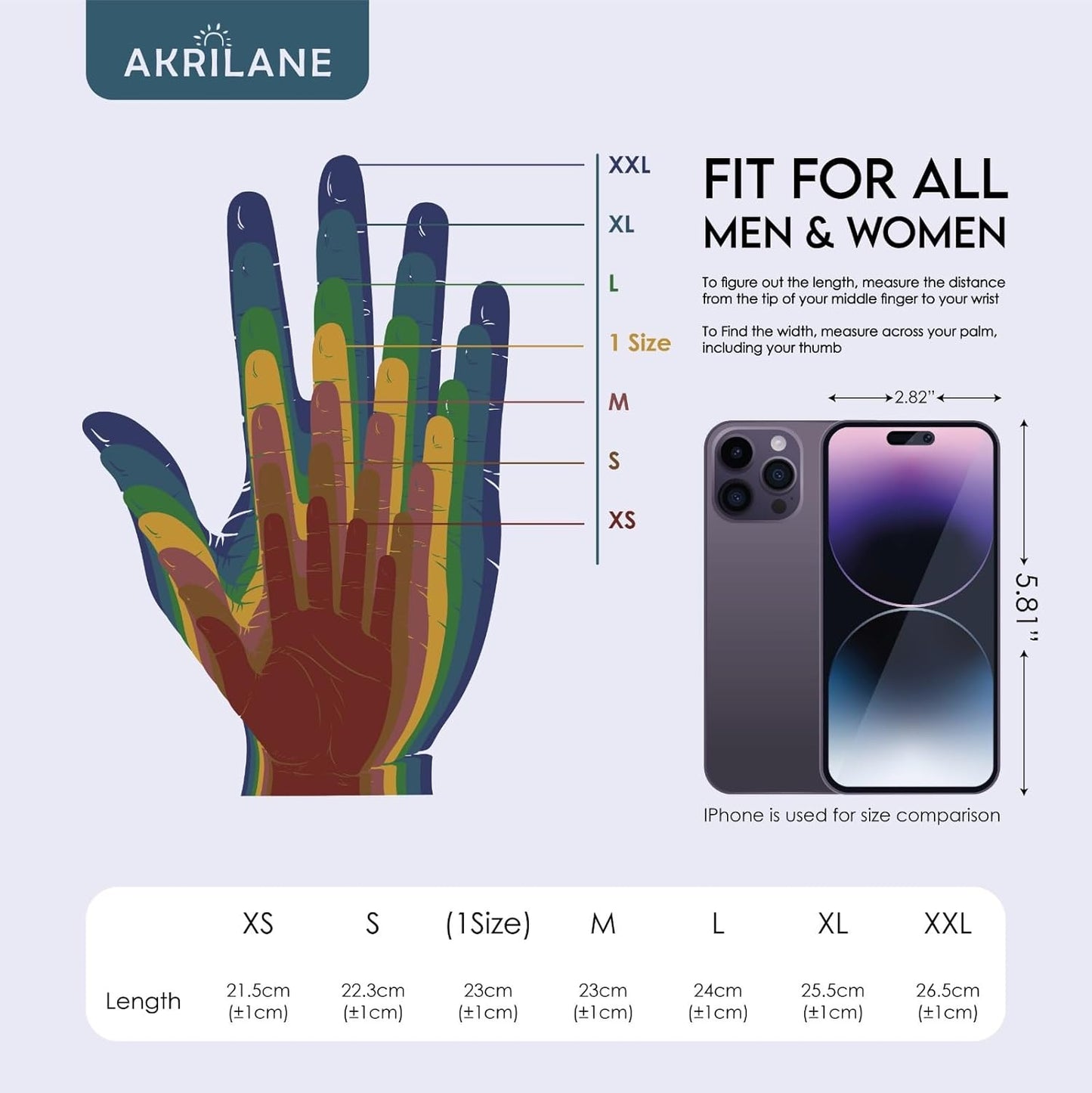 AKRILANE XXL Extra Extra Large 10 Pairs 100% Premium Cotton Gloves for Dry Hands | Moisturizing Overnight Gloves for Eczema, Psoriasis & Skin Spa Treatment for Women & Men | Free Laundry Bag, White