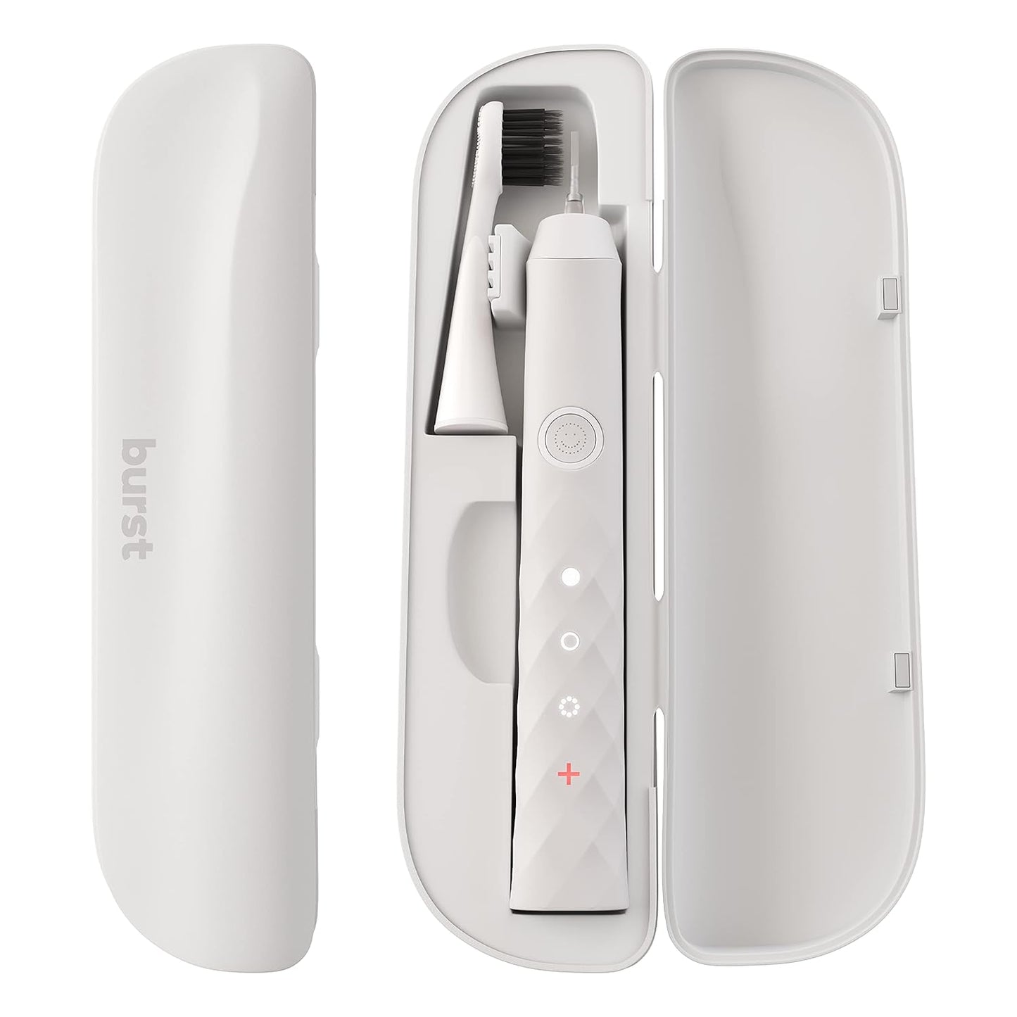 Burst Original Sonic Toothbrush Travel Case, White (case only)
