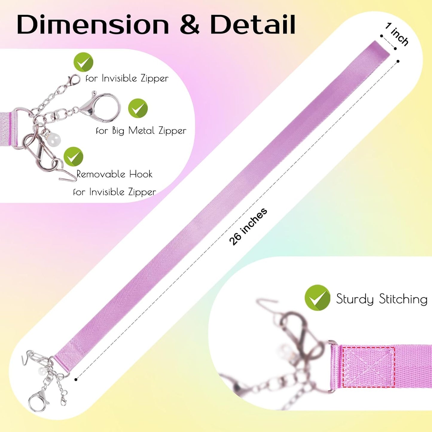 Zipper Helper Bracelet Helper Tool Set, Zipper Puller Helper Dresses Zipper Pull Helper Back Zipper Puller for Overweight, Elderly, Disabled, Individuals or Travel, Easy to Use