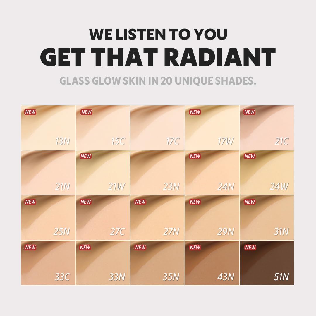 [*Mini Size*] TIRTIR Aura Glow Silver Cushion | Korean Cushion Foundation, (#43N Deep Cocoa, 0.15 Fl Oz)