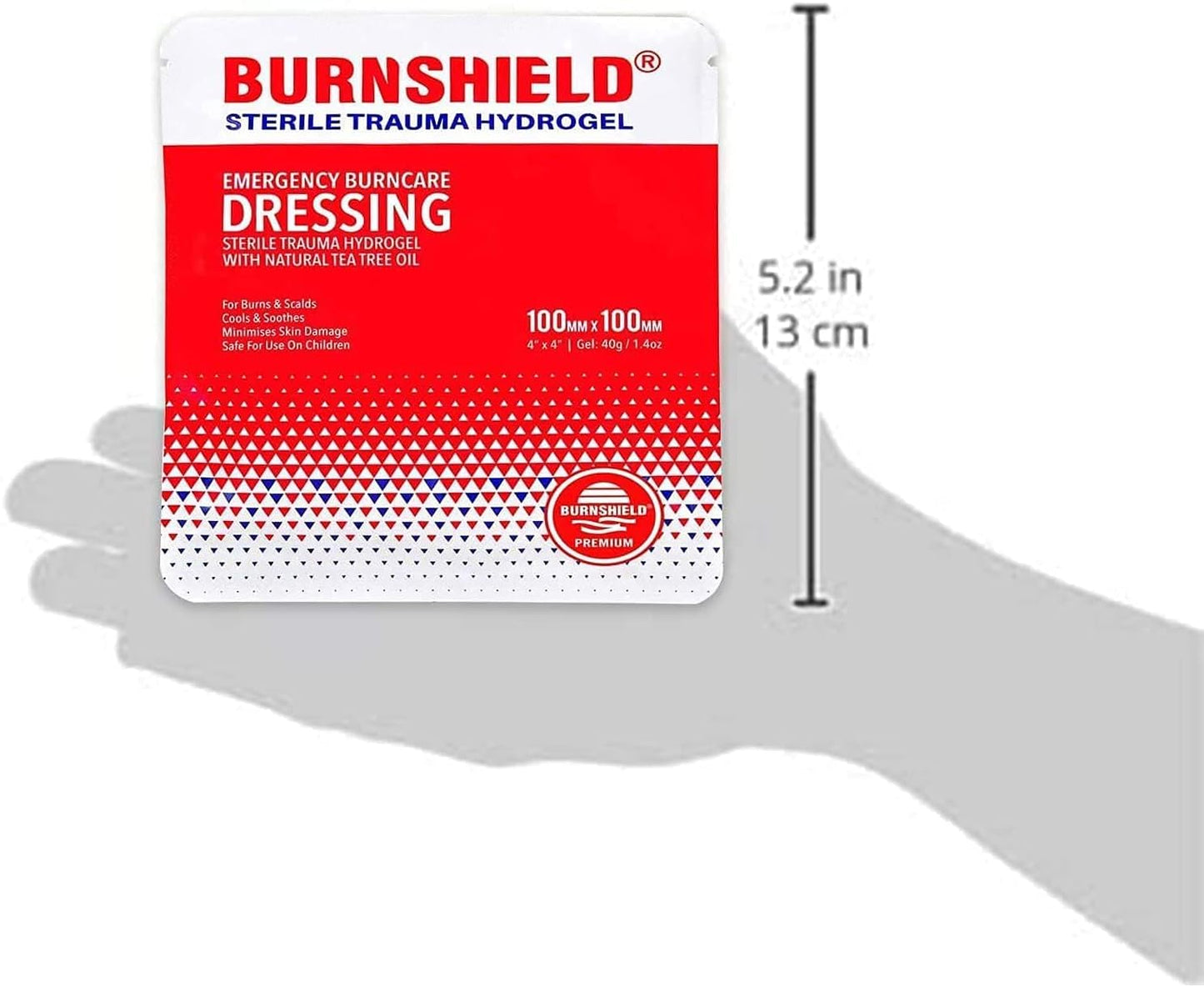 Burnshield 4" X 4" Burn Dressing, Sterile - 3 Count