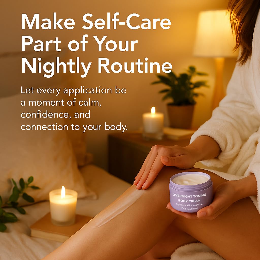 Overnight Toning Whip, Overnight Toning Body Firming Cream, Body Firming Whip That Works While You Sleep, Natural firming Oil Suitable for All Skin Types (1 PCS)