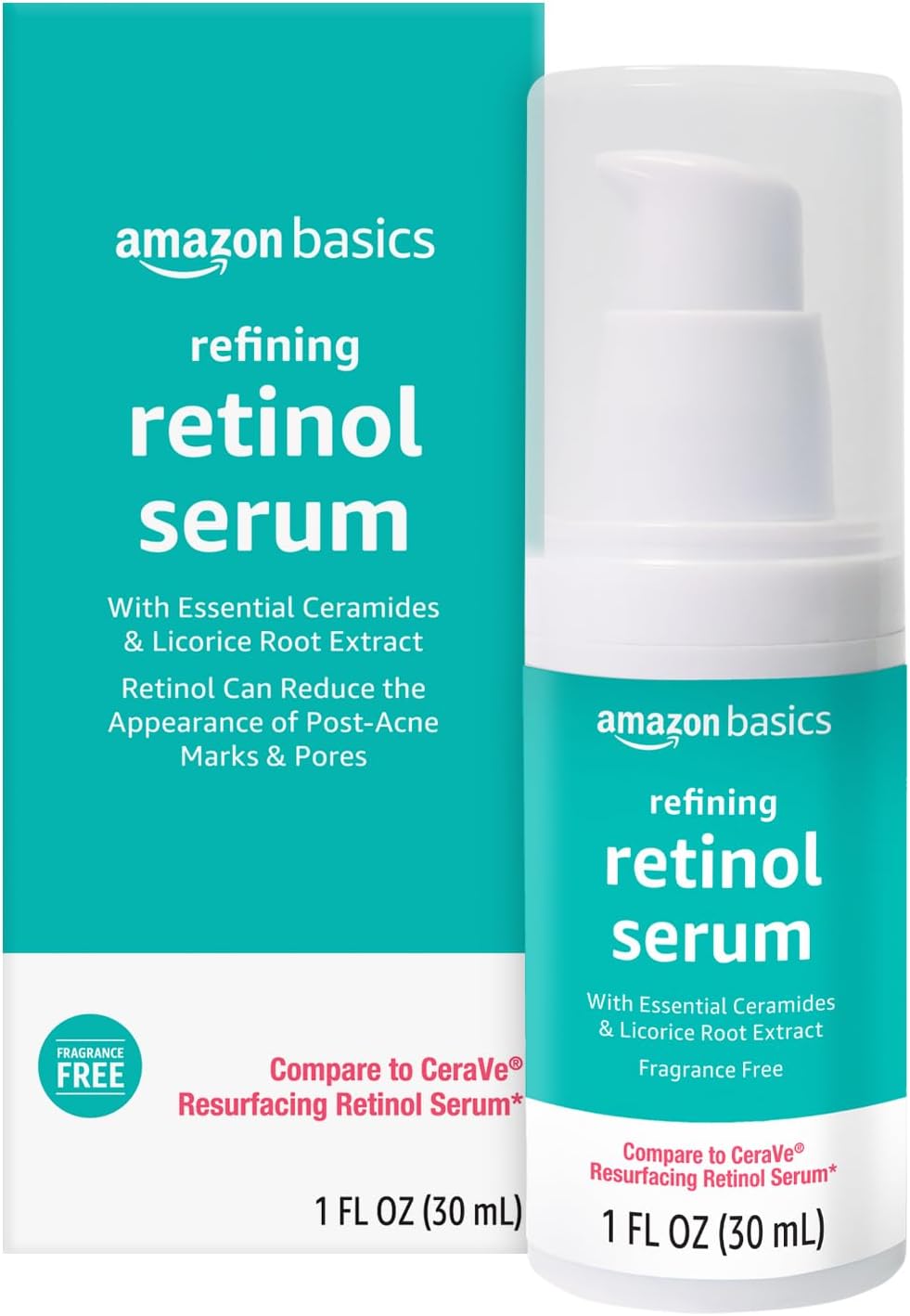 Amazon Basics Retinol Serum for Face, 1 Fluid Ounce, 1-Pack