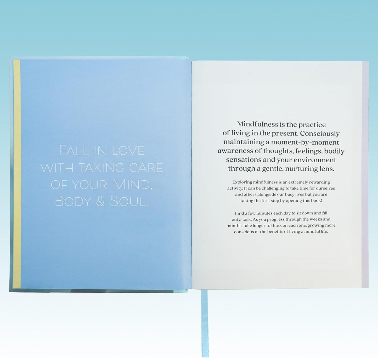 365 Day Mindfulness Journal, Daily Prompts Guided Notebook for Self Discovery Thoughtful Diary