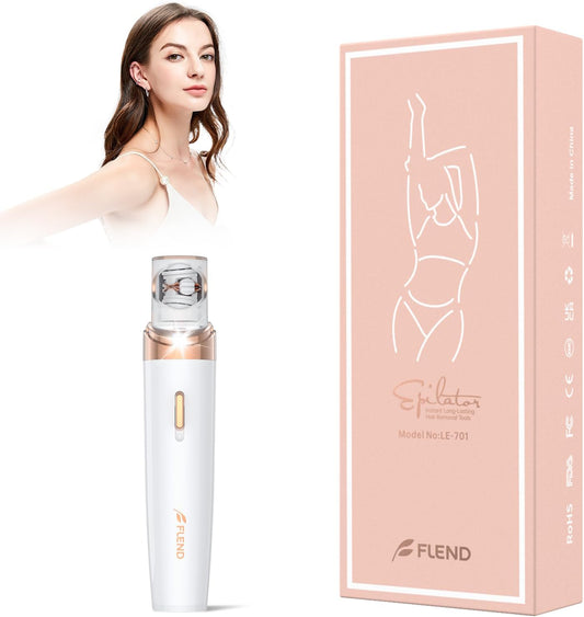 Epilator,2 in 1Epilator for Women Rechargeable,Womens Electric Shaver with LED Light,Hair Removal,Hair Removal for Women Legs/Face/Bikini/Arms,Smooth Epilator Trimmer Travel Kit Set,Simple to use