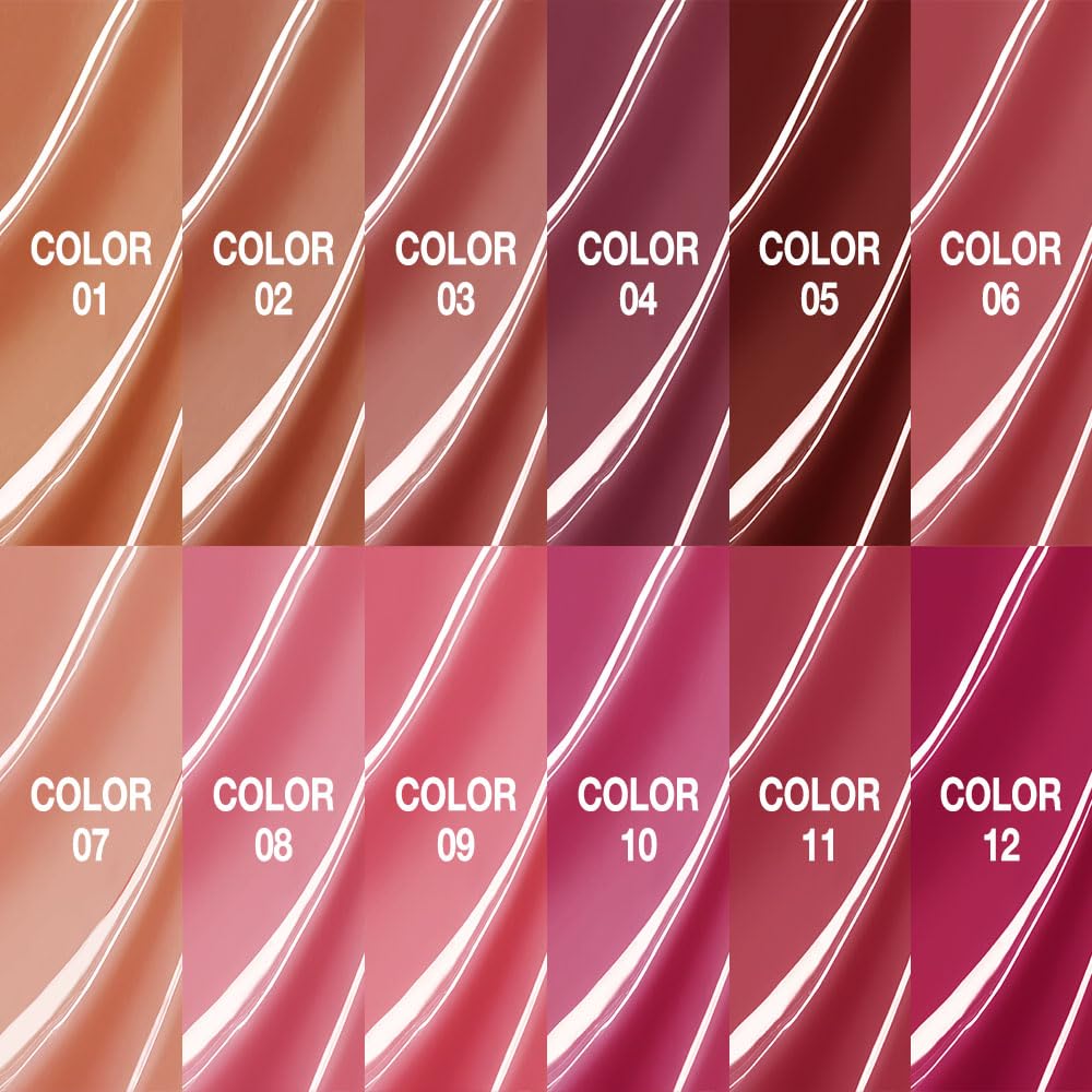 Light Beige Brown Tinted Lip Balm, Hydrating Sheer Soft Matte Finish Lipstick for Women, Creamy Natural Color Lip Tint Balm Lightweight And Non-greasy Lip Glow Long Lasting Waterproof for Dry Lips 01#