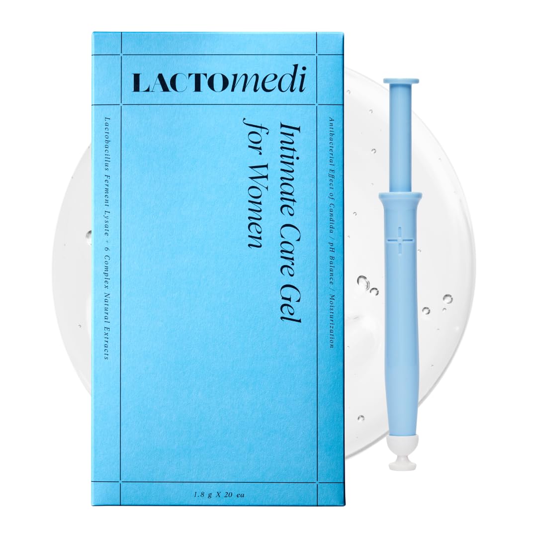 LACTOMEDI Intimate Care Gel | 20-Day Intensive Care Package | Vaginal Probiotics Applicator | Yeast Infection Care | BV Gel | pH Balance Gel | Itchiness and Unpleasant Odor | 1Box x 20pcs