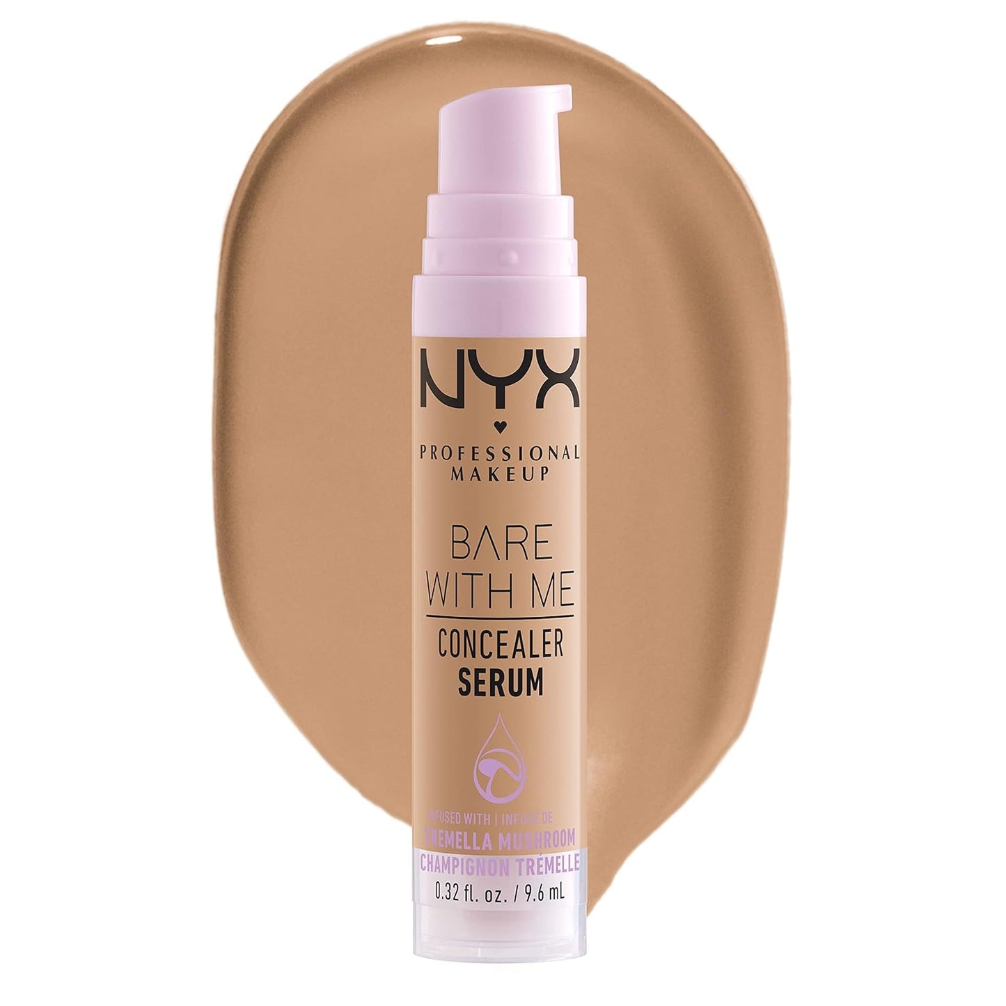 NYX PROFESSIONAL MAKEUP Bare With Me Concealer Serum, Concealer Makeup For Up To 24Hr Hydration - Medium