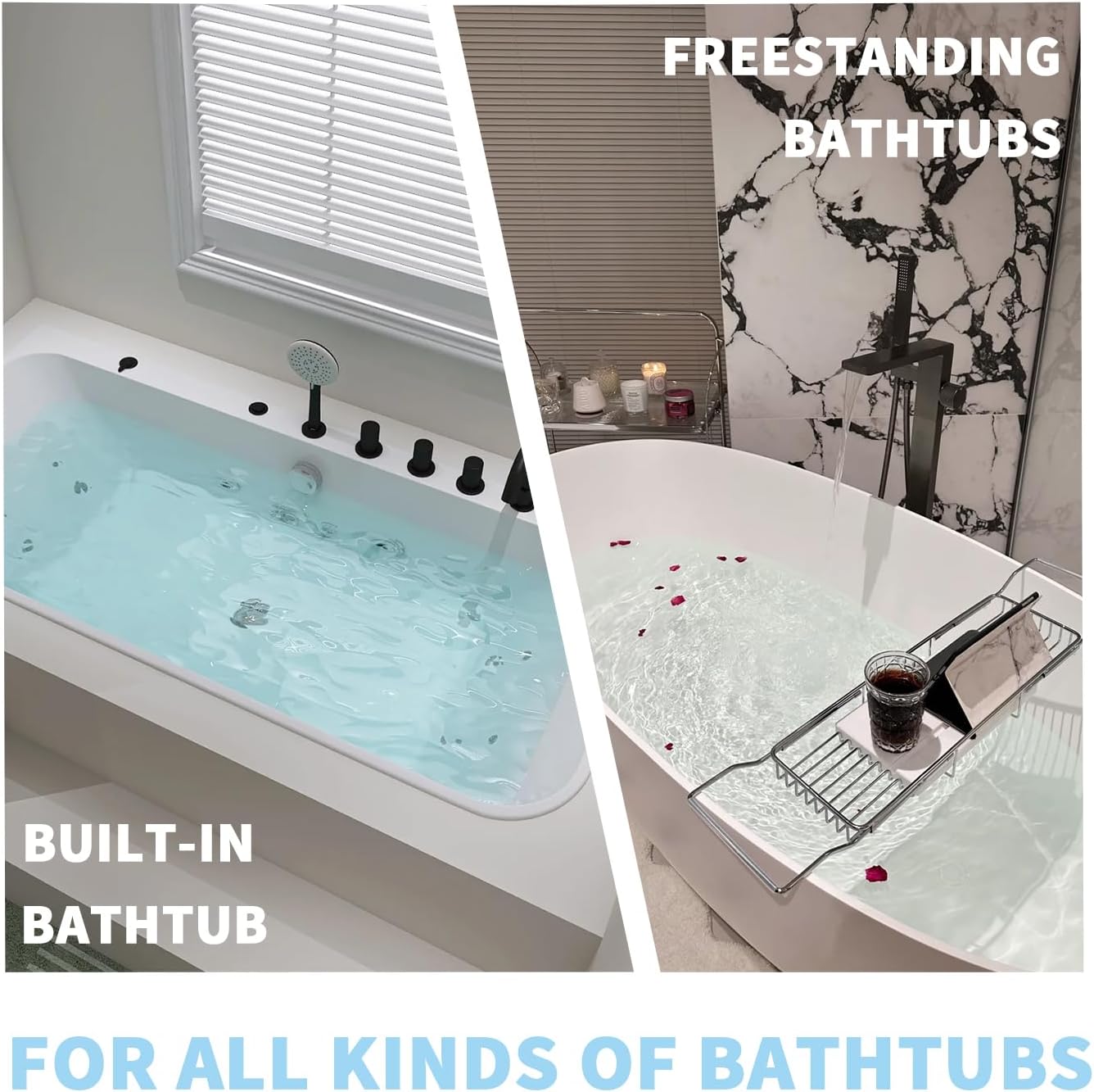 Silicone Bath Pillow for Tub – Ergonomic Bathtub Headrest with Inflatable Air Cushion, Non-Slip Suction Cups & Neck/Back Support – Comfortable Spa Bath Accessory for Relaxation (Cream White)