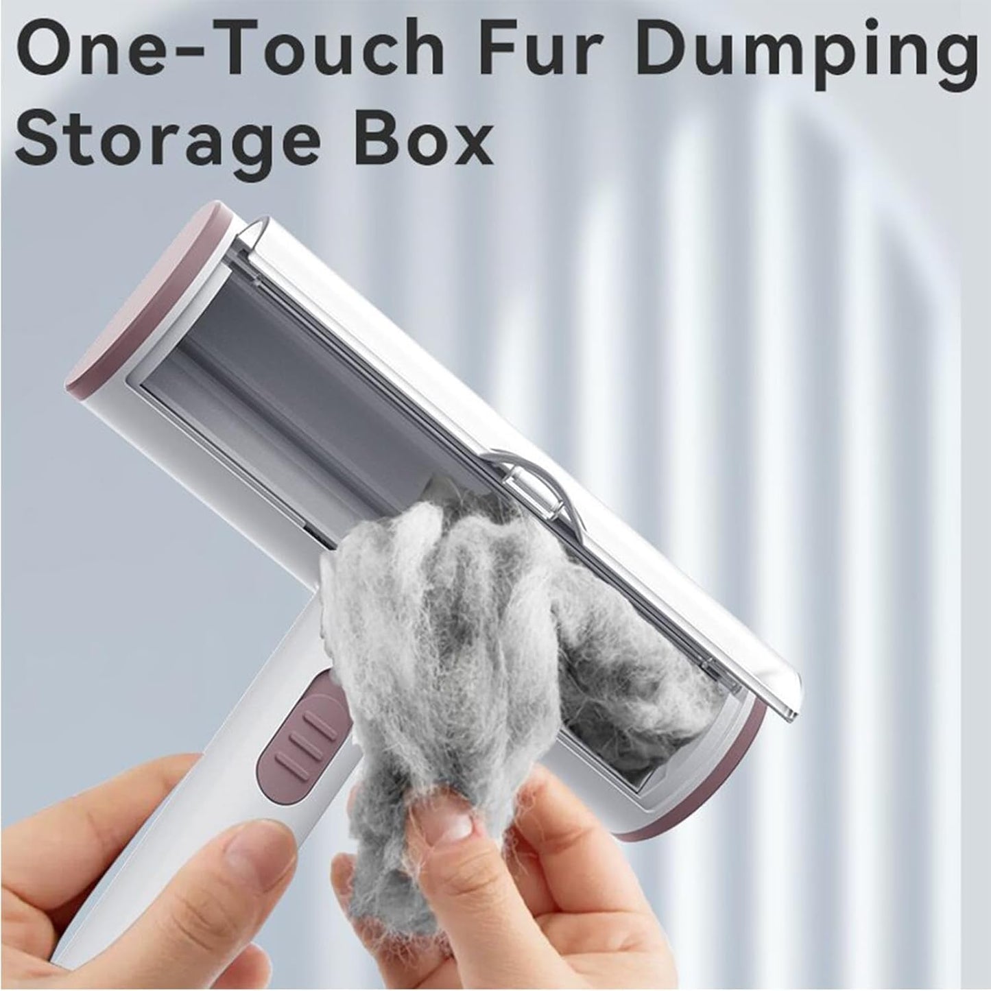 Pet Hair Remover & Lint Roller- Remove Cat/Dog Hair from Car Interiors, Furniture, Couch, Carpet and Bedding - Reusable & Washable Animal Fur Removal Tool for Pet Owners (Brown & White)