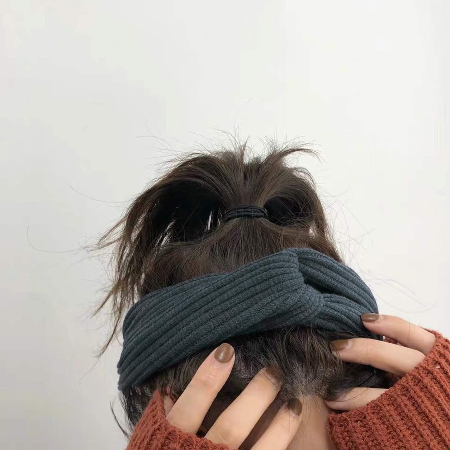 DRESHOW 10 Pack Boho Headbands for Women Girls Elastic Back Criss Cross Hair Band Twisted Head Wrap Solid Hair Accessories