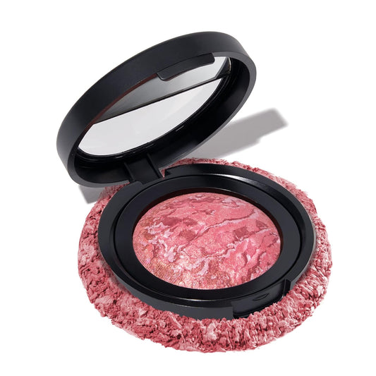 LAURA GELLER NEW YORK Baked Blush-n-Brighten Marbleized Blush for Cheeks - Tropic Hues - Satin Finish - Buildable Color