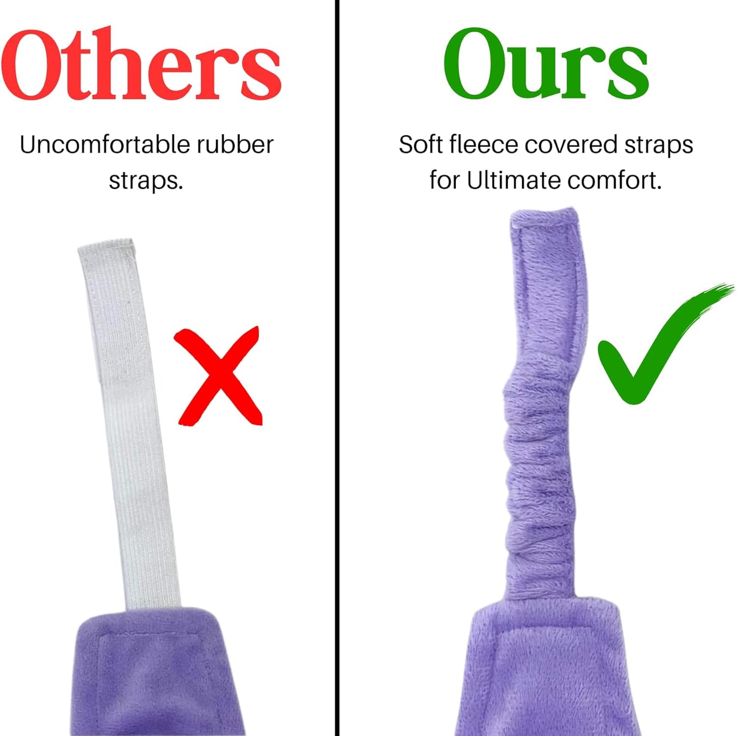 Weighted Lavender Eye Mask for Sleeping, Relaxation, Meditation & Self-Care – Aromatherapy Lavender Eye Pillow – Calming Spa Gift for Women, Men, Mom, Dad