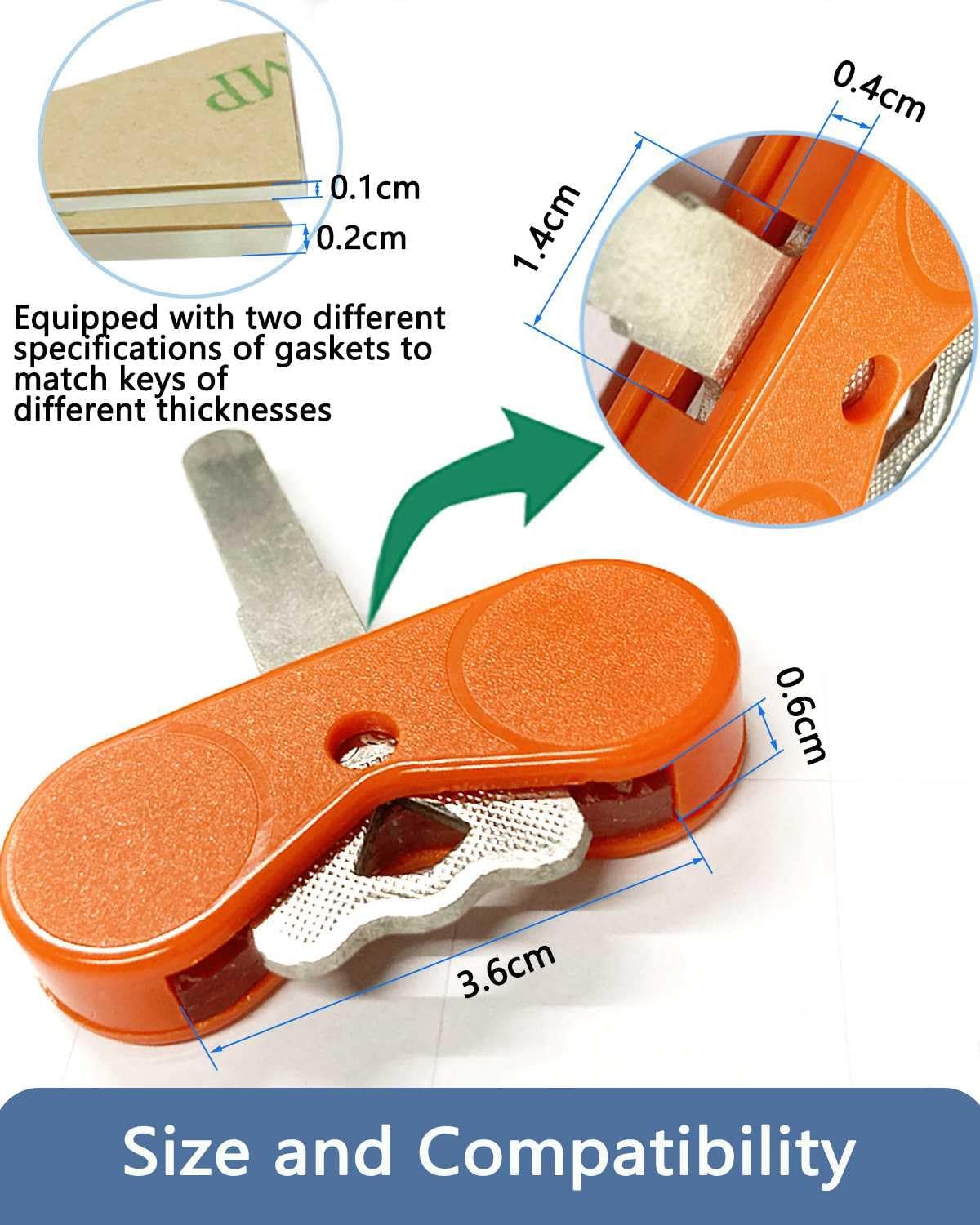 Key Turner Aid, BUMOVE Easier to Grip and Turn Keys Aid for People with Arthritis or a Weakened Grip and Colors are Easy to Distinguish (3 Pack)