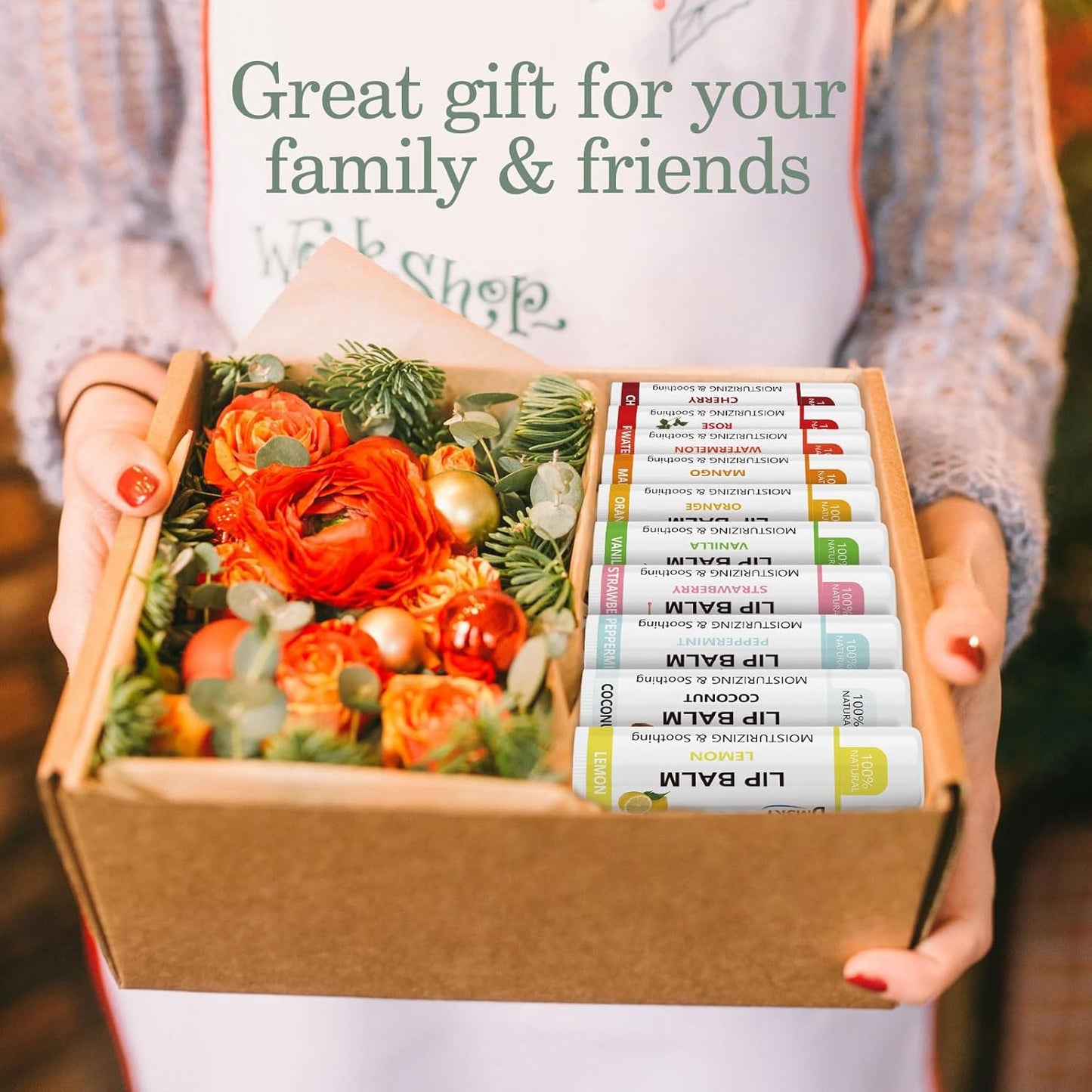 88 Pack Lip Balm Bulk, Fruit Lip Balm Variety Pack, Natural Moisturizing Balms for Dry Cracked Lips, Hydrating for Men Women Kids - 10 Flavors