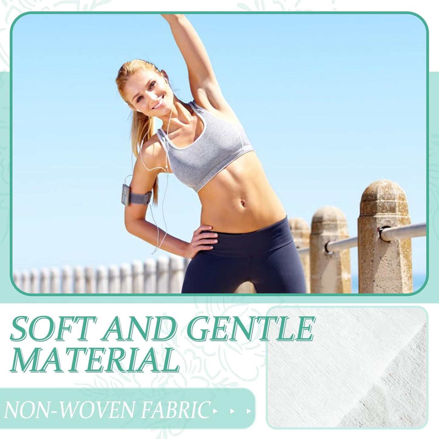 Travel Deodorant 300 pieces of Antiperspirant deodorant Wipes And Body Wipes Individually Wrap Hypoallergenic Mini Deodorant Underarm Sweating And Travel To Clean Skin For Female Male Teenagers