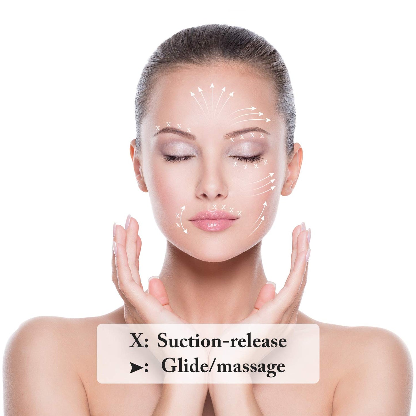 Nuanchu Facial Cupping Cup Glass Face Cup Silicone Cupping Massage Vacuum Suction Mug for Body Face Leg Arm Back Shoulder Muscle and Joint Pain(Pink,0.80 Inch Diameter)