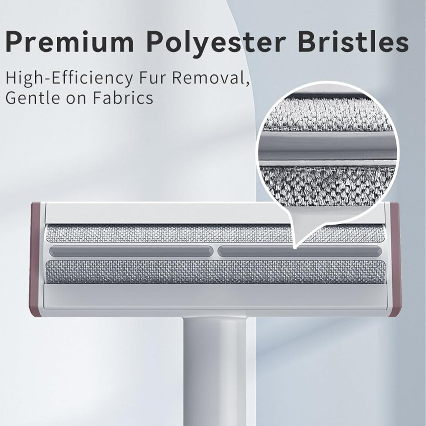 Pet Hair Remover & Lint Roller- Remove Cat/Dog Hair from Car Interiors, Furniture, Couch, Carpet and Bedding - Reusable & Washable Animal Fur Removal Tool for Pet Owners (Brown & White)