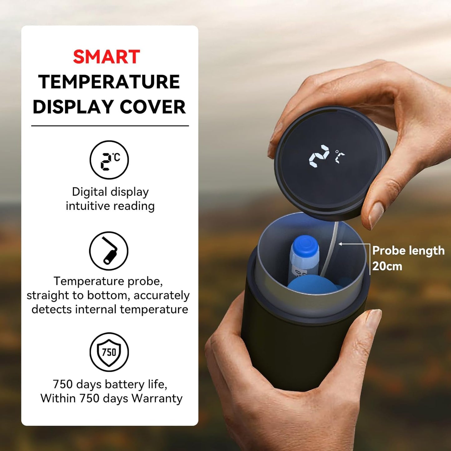 DISONCARE 60H 4 Pen Insulin cooler travel case Temp Display Medication Cooler For Medicine Travel TSA Approved Ice Pack Diabetic Medical Cooler Diabetes Bag EpiPen with QR Medical Tag