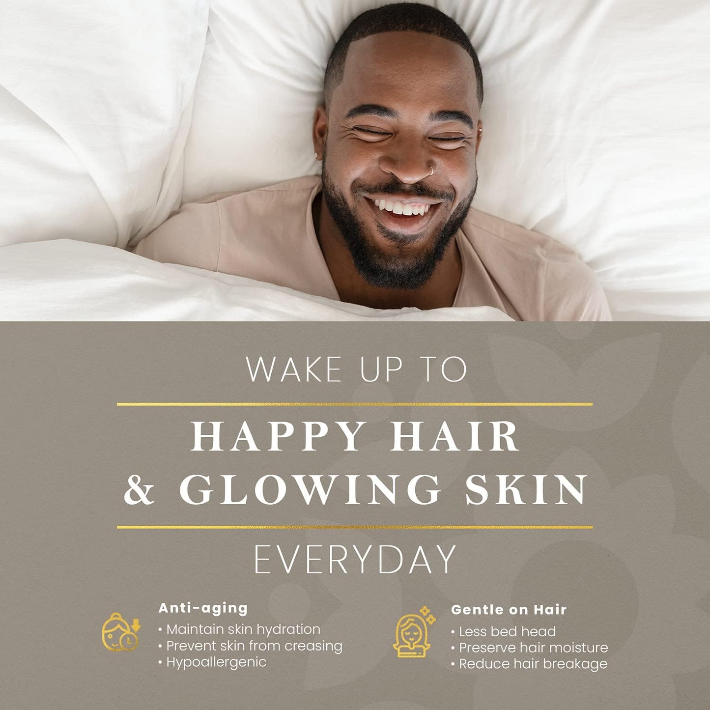 19 Momme Premium Mulberry Silk Pillowcase for Hair and Skin | Handcrafted Hypoallergenic & Anti-Acne 100% Silk Pillow Cases with Zipper | King - 20" x 36", Silver Lining