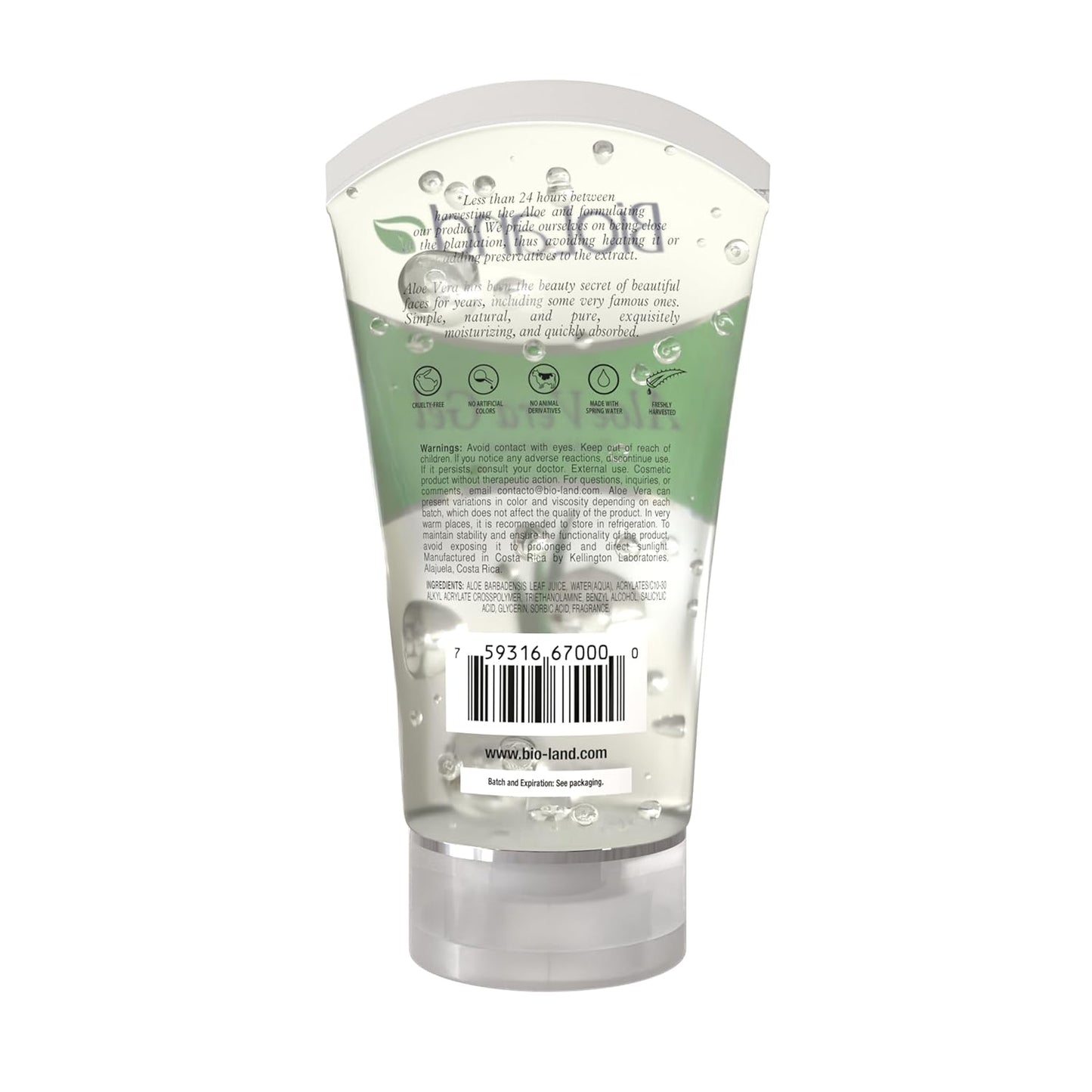 Aloe Vera Gel – Daily Multi-Purpose Hydrating Gel – Sunburn Relief and Soothing Moisturizer for Face and Body – All Skin Types – 10.14 fl oz (300mL)