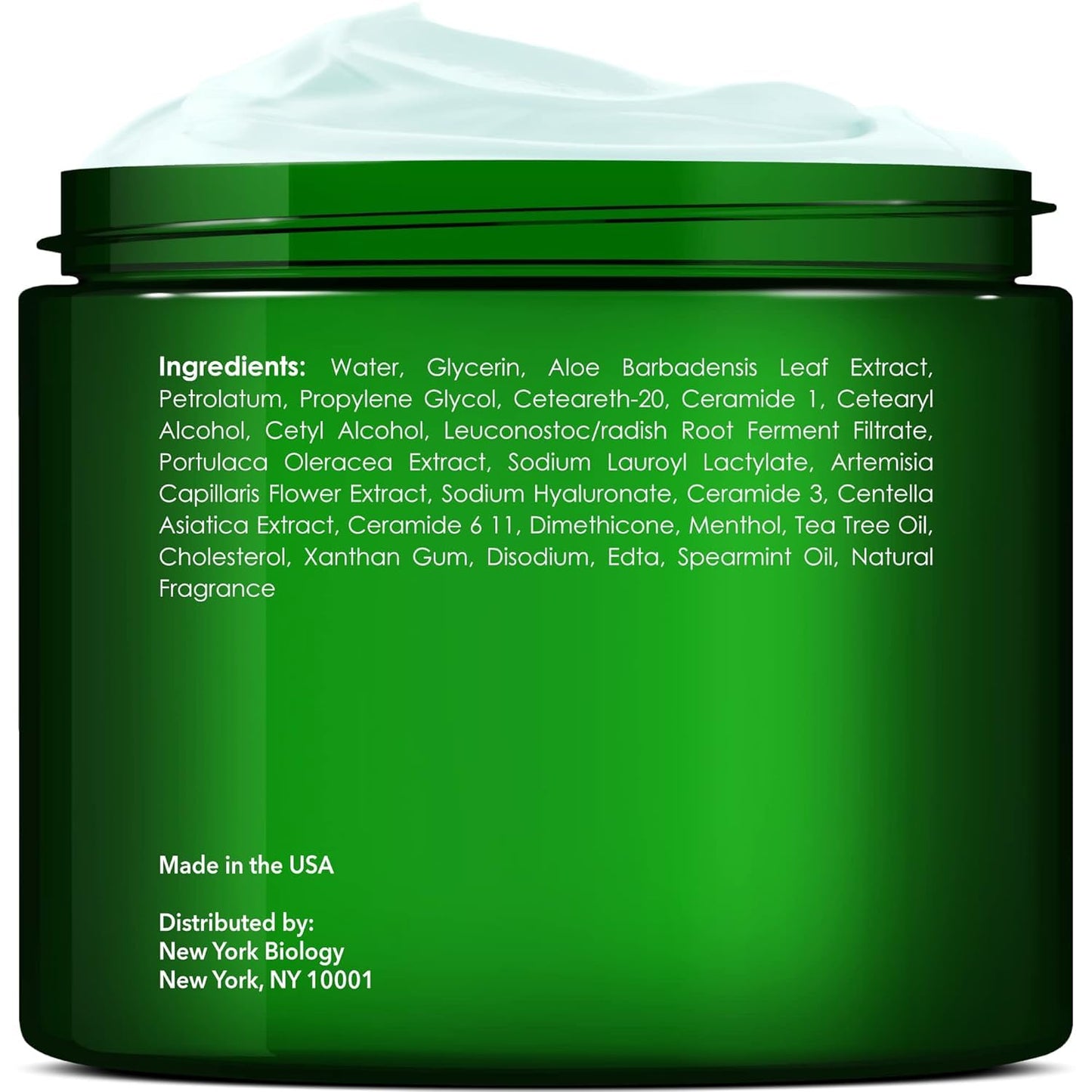 New York Biology Tea Tree Oil Foot Cream for Dry Cracked Feet, Athletes Foot, Nail Fungus, Jock Itch, Ringworm, Cracked Heels and Itchy Skin - Foot Cream - 8 oz - Pack of 2