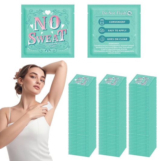Travel Deodorant 150 pieces of Antiperspirant deodorant Wipes And Body Wipes Individually Wrap Hypoallergenic Mini Deodorant Underarm Sweating And Travel To Clean Skin For Female Male Teenagers