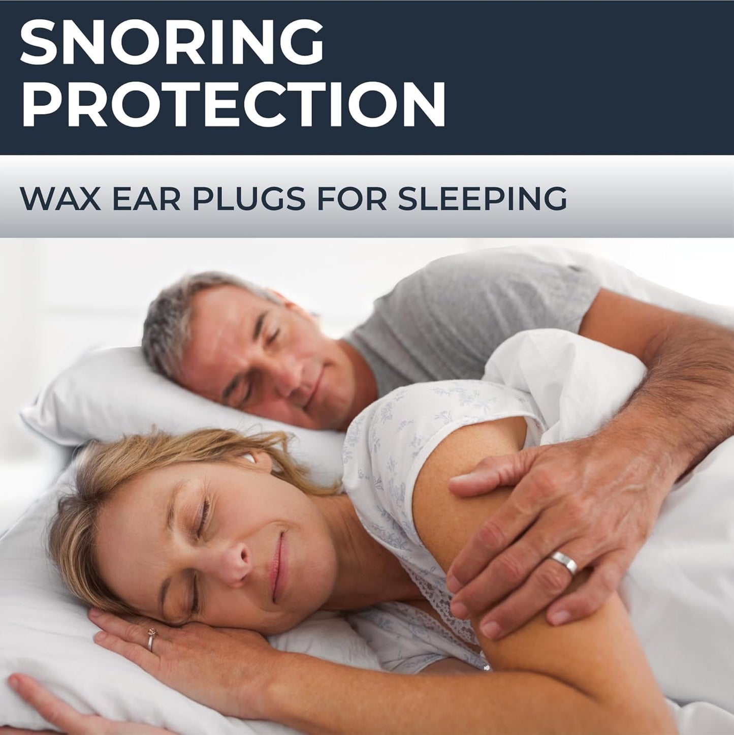 Peace&Quiet PQ Wax Ear Plugs for Sleeping, Swimming - 15 Soft Noise Cancelling Silicone Gel Wax Earplugs for Sleep and Swimmers, Ear Protection with Sound Blocking Level of 32 Db, (15-Pillows)