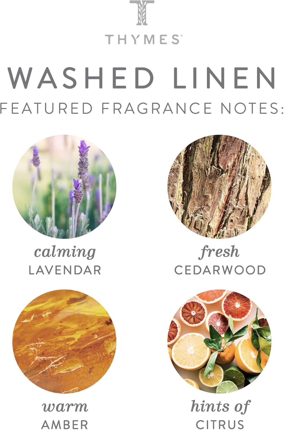 Thymes Fragrance Mist - 3 Oz - Washed Linen