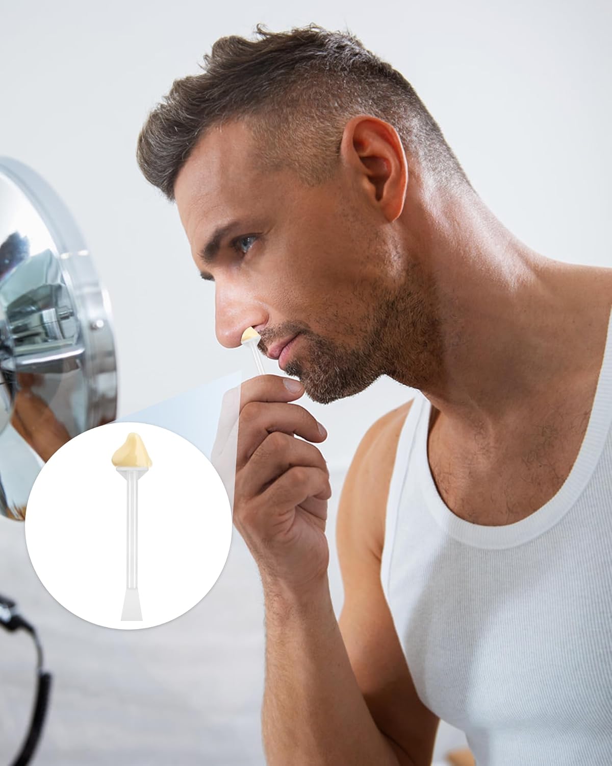 100 Pcs Nose Wax Sticks, Nose Wax Kit Men and Women Nose Wax Applicator Sticks for Nostrils Ears Face Cleaning(100 Nose Waxing Sticks)