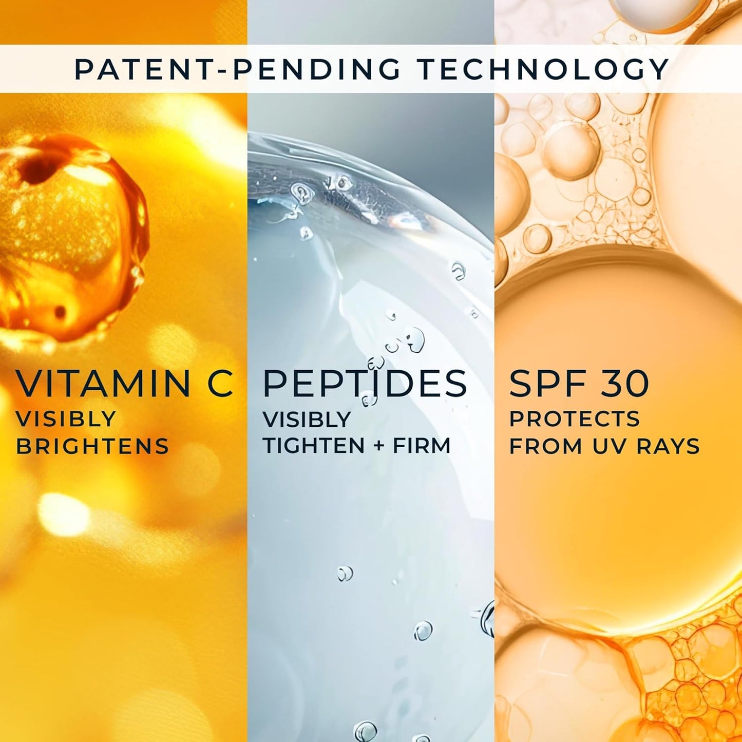 RoC Multi Correxion Revive + Glow Vitamin C Sunscreen Broad Spectrum SPF 30 Face Moisturizer (1.7 oz) with Retinol Eye Cream Packette