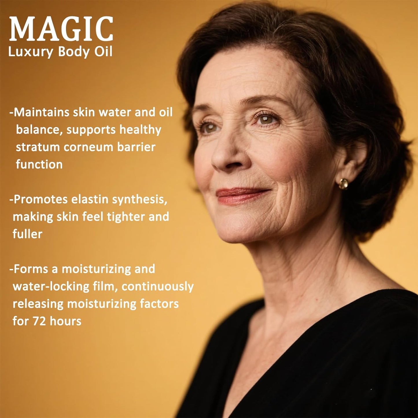 Magic Body Firming Oil - Skin Tightening Treatment for Crepey Skin,Luxurious Hydrating Formula with GlowEssence, lmproves Elasticity & Smoothness-100ml (1)