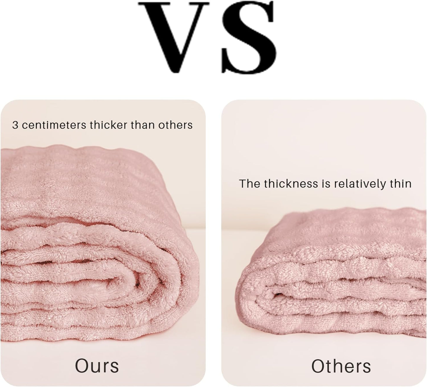 Microfiber Hair Towel Wrap for Women - 3 Pack Super Absorbent Quick Dry Hair Turban for Curly/Straight/Long/Short Hair (32"x11")