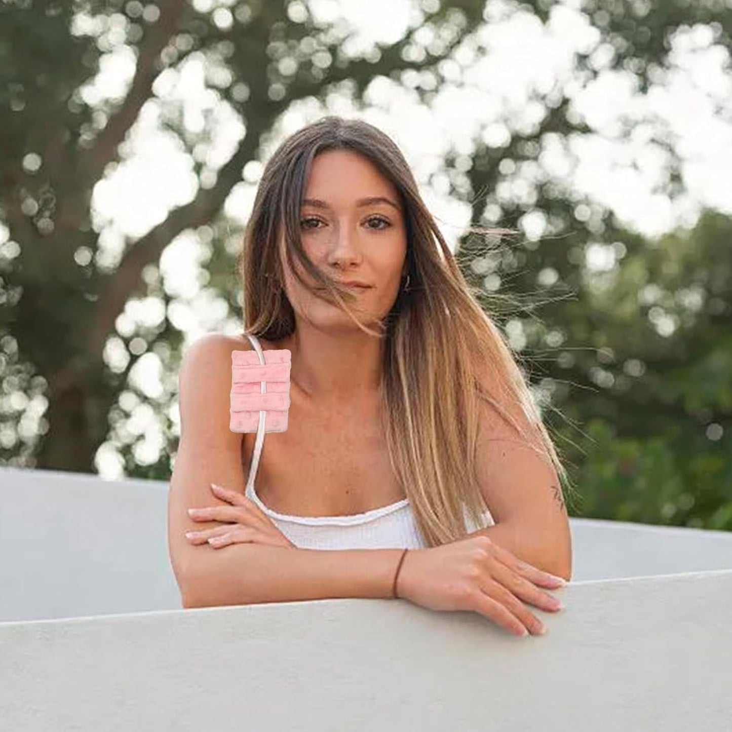 2 Pack Pacemaker Pillow for Bra, Chemo Port Pillow for Chemo Patients, Chemo Port Bra Cushion, Pacemaker Protector, Post Surgery Bra Strap Pads Heart Surgery Recovery Gift (Pink)