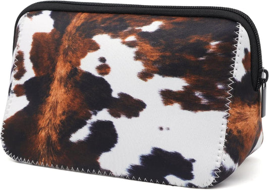 Cosmetic Bag Waterproof Neoprene Zipper Pouch Travel Portable Toiletry Makeup Bags Organizer Case for Women and Girls