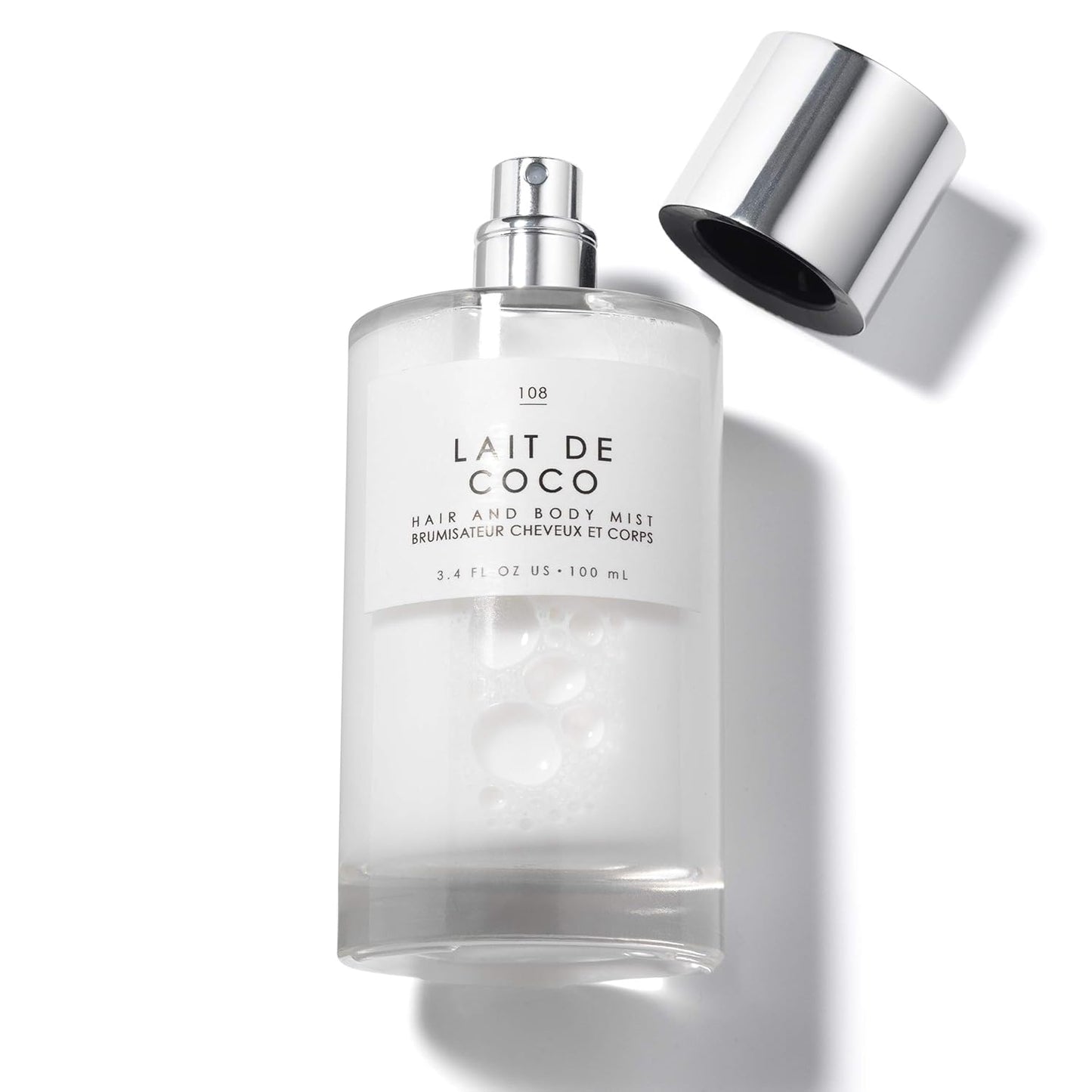 Le Monde Gourmand Lait de Coco Hair & Body Mist - 3.4oz (100ml) - Bergamot, Vanilla, Coconut Fragrance Notes