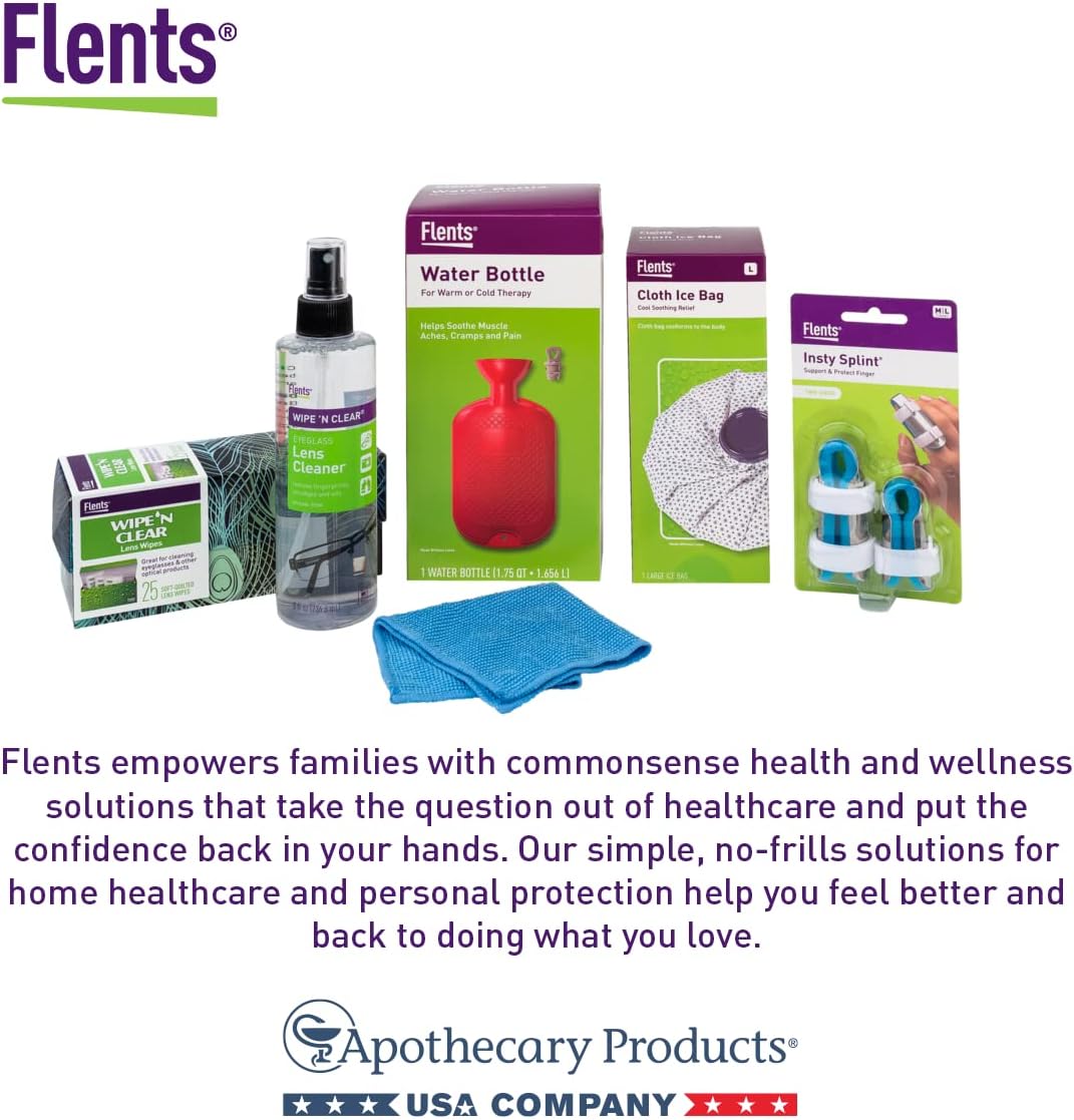 Flents Douche and Enema Combination Kit for Men and Women, Large Capacity, Multipurpose Cleaning System for Personal Hygiene, Colon Detox Cleanse, Made with Comfortable Material, Red (1.66 L)